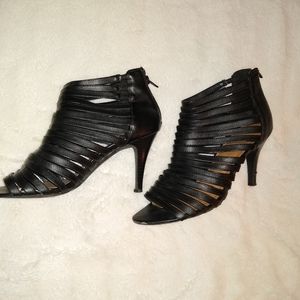 Ladies strapped heels